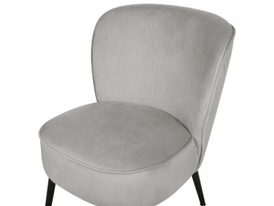 Picture of Landro Armless Upholstered Natural wood chair