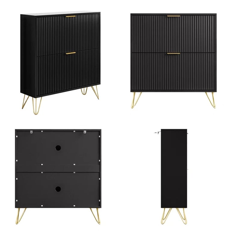 Picture of Pivot Shoe Cabinet - Natural wood