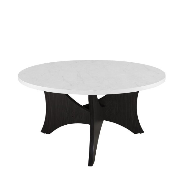 Wilmer  Mid Century 3-Leg Round Coffee Table