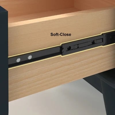 صورة سولو - طاولة غرفة نوم حديثة - 2 درج