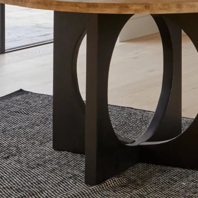 Picture of Maven Round Dining Table – Natural Wood