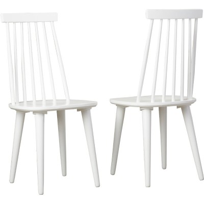 Biry Solid Wood Slat Back Arm Chair