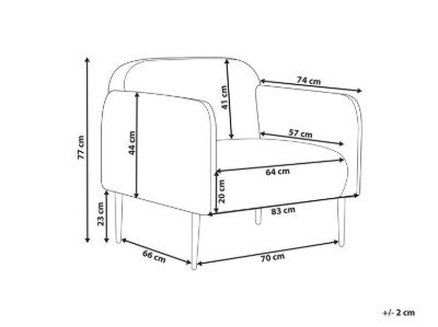 Picture of Favora Relaxing Armchair – Comfort in a Modern Silhouette