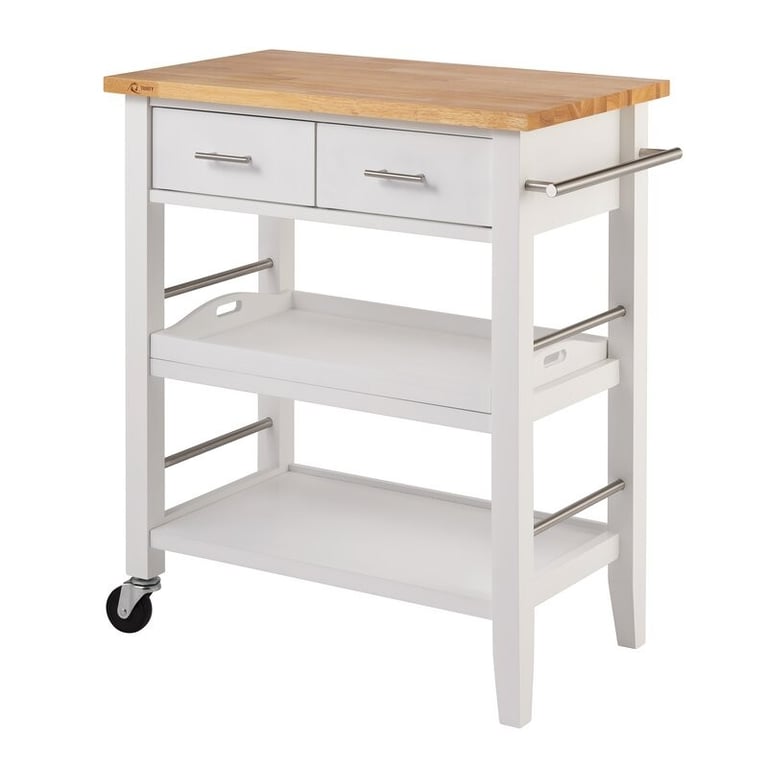 Kilop - Natural Wood Kitchen Cart