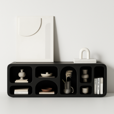 Picture of Silven Modular TV & Bookcase Unit – Natural Wood