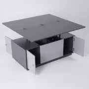 Nerio – Modern TV Unit Set made of Natural Wood with Extendable Design and Multi-Functional Coffee Table