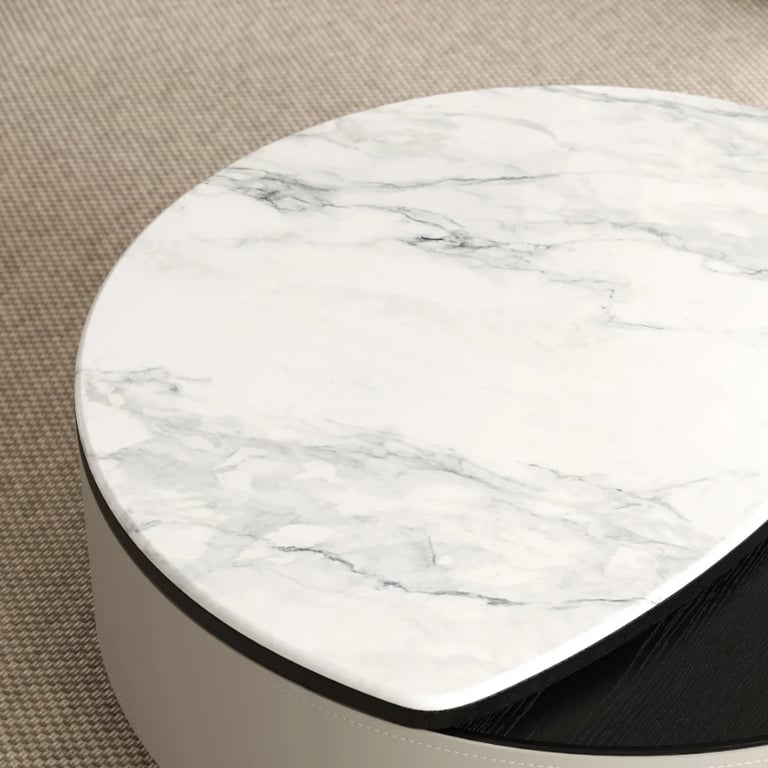 Picture of Mavero Natural Wood  Marble Lift Coffee Table – Smart Design