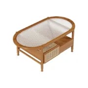 Picture of Hokkie Coffee table Natural wood with Rattan