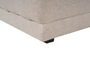 Maven Ottoman – Elegant Tufted Design in Natural Wood