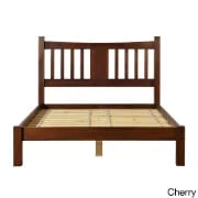 Picture of Alder Natural Wood King Bed – classical design