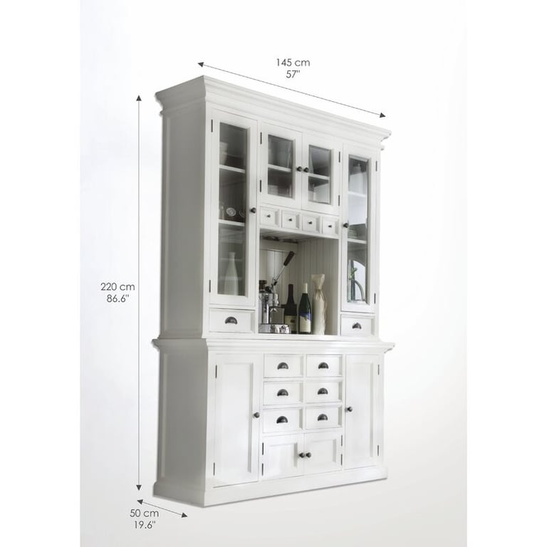 Castiel Buffet & Kitchen Cabinet – Natural Wood