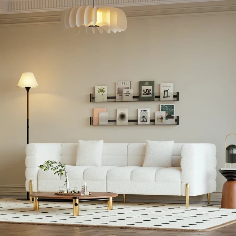 Liora set  with a natural wood base