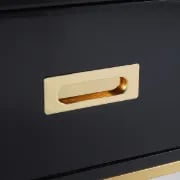 Picture of Jocise Modern White Side Table - One drawer