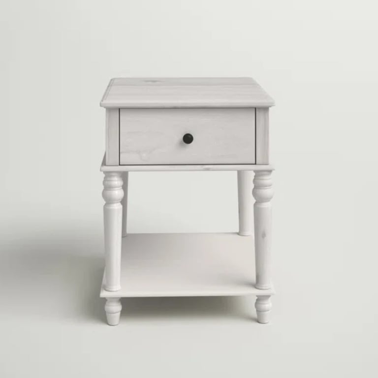 Picture of Rakan Side table natural wood - One Drawer