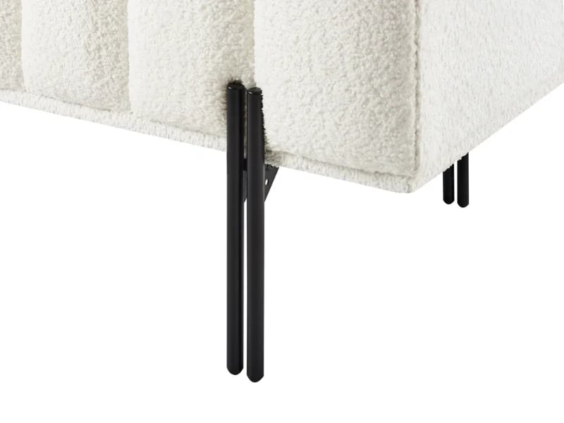 Picture of Ottoman  Velours - Natural wood.