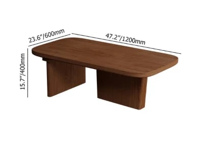 Picture of Walden Japandi Natural Wood Coffee table