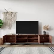 Picture of Avento Longline TV Unit – Natural Wood, 4 Doors
