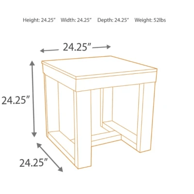 Picture of Annabella Natural wood Side table