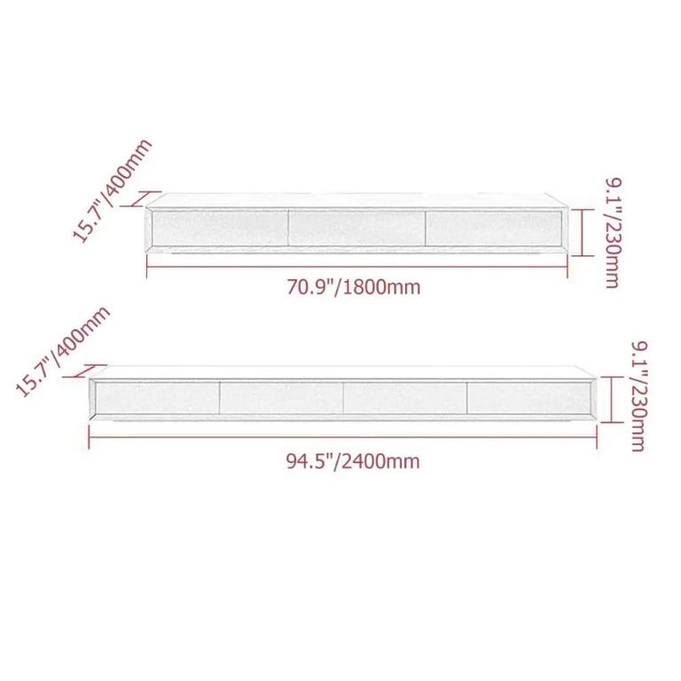 Modern Walnut TV Stand