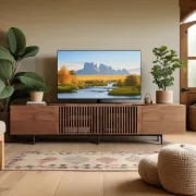 Picture of Tolira Modern TV Stand with Practical Design – Natural Wood
