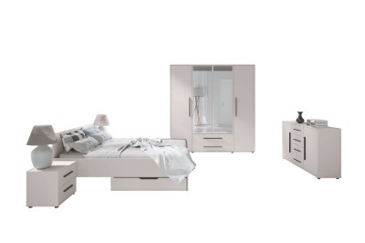 Picture of Nexas modern Bedroom Set – Natural Wood