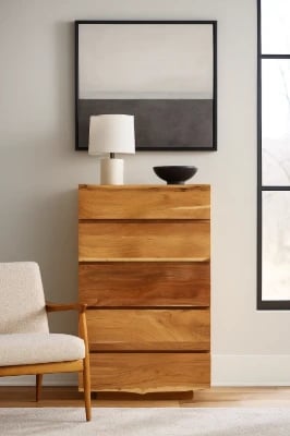 صورة فيورا وحدة تخزين بـ 5 أدراج | خشبي