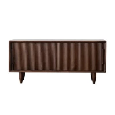Ravello - Fluted Natural Wood Sideboard
