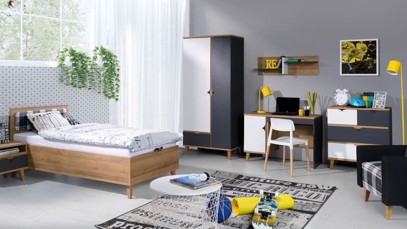 Picture of Milo – Youth Wardrobe with 2 Doors & Drawer