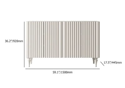صورة لورايا سايدبورد خشب طبيعي – تصميم كلاسيكي بملمس منحوت