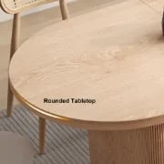 Picture of Wooden Dining Table with a Modern Design and Classic Touches - Kiabi