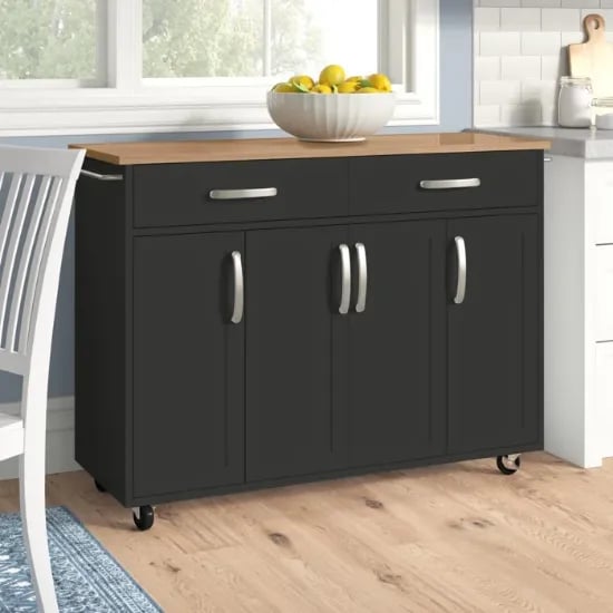 Algarro Wide Rolling Kitchen Cart