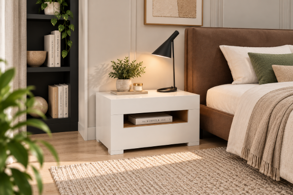 Legeto modern nightstand - one drawer