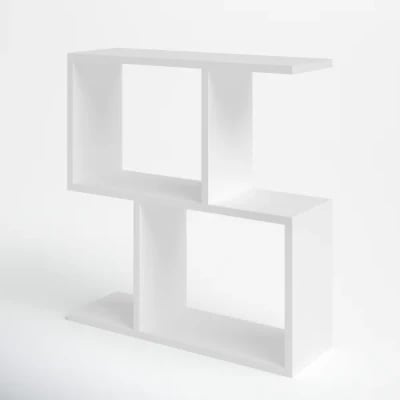 Picture of Kayli Natural wood side table - Four Shelves