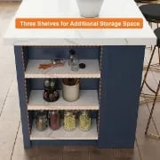 Grata Kitchen Island with Storage