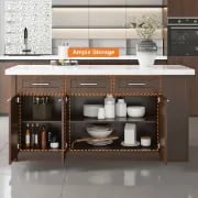 Grata Kitchen Island with Storage