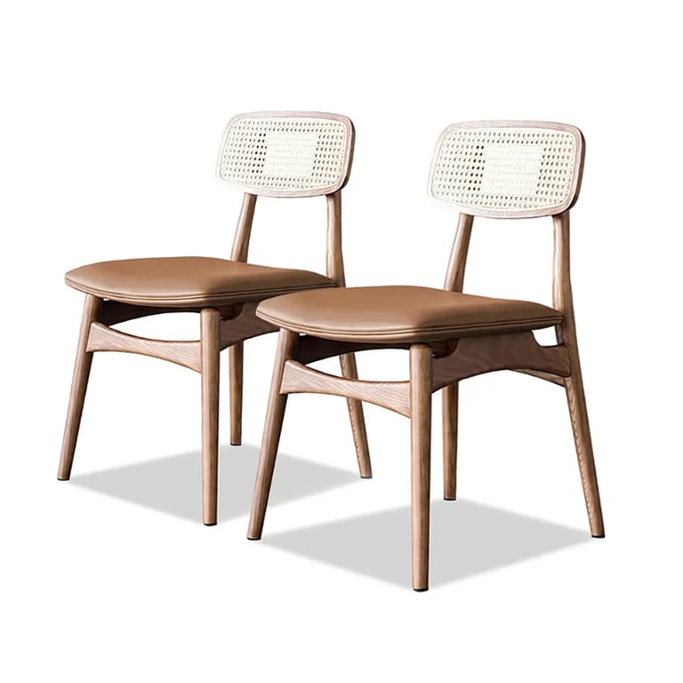 صورة كرسي نيفو الاسكندنافي بظهر من الخيزران