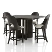 Overo – Modern Natural Wood Dining Set with a Distinctive Design