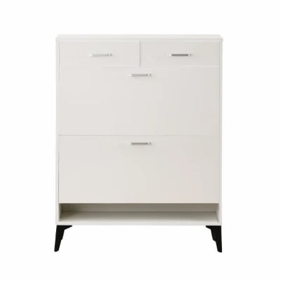 Élano - Modern Natural Wood Shoe Cabinet