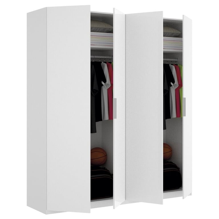 Alaziah 4 Door Wardrobe