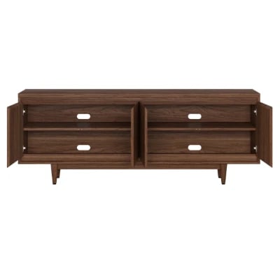 Picture of Olsen Natural Wood TV Unit – Four Doors & Tapered Legs