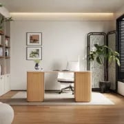 Écrito Desk - Natural Wood.