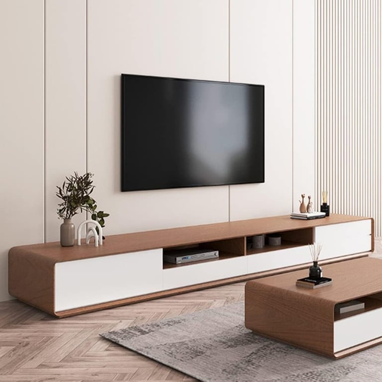 Picture of Ventro  TV Unit – Natural Wood with Ample Storage