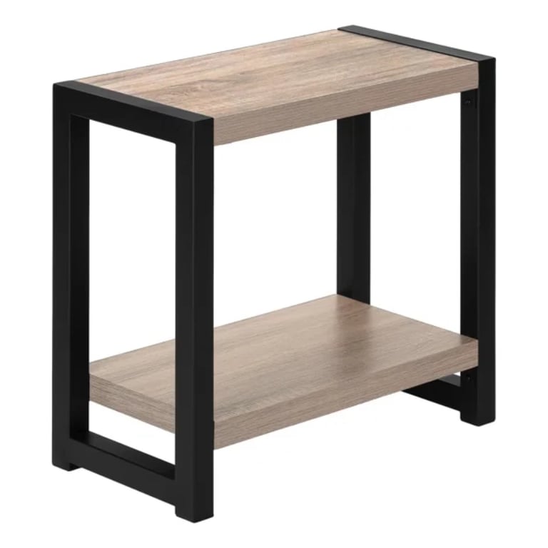 Picture of Brulotte Natural wood Side table - One shelf