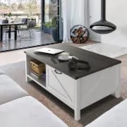 Learoy 4 Legs Coffee Table With Storage