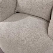 Picture of Monarque Curved Armchair - Natural Wood.