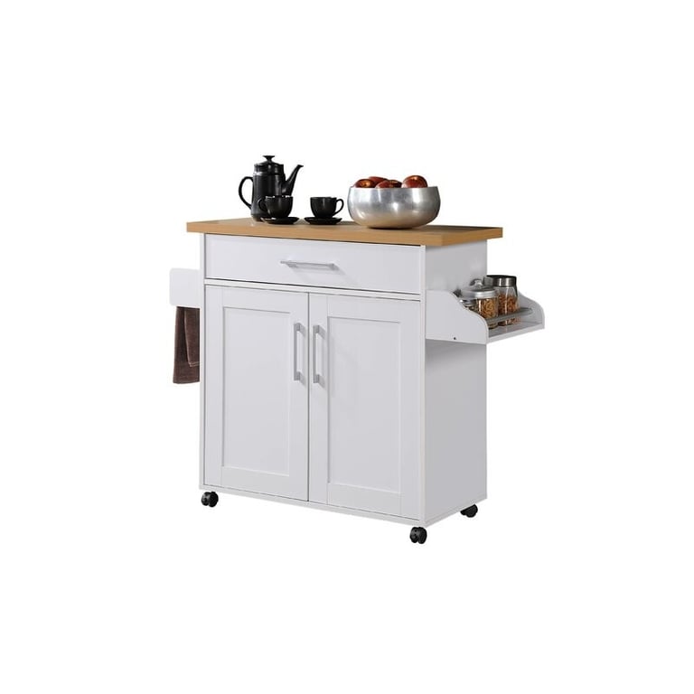 Cristi Kitchen Cart with Locking Wheels