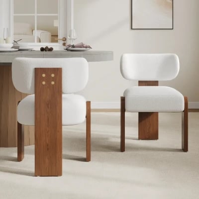 Picture of Maven Natural Wood Curve Chair