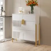 Noirette – Modern Shoe Cabinet Made of Natural Wood