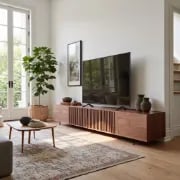 Picture of Tolira Modern TV Stand with Practical Design – Natural Wood