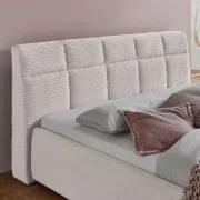 Picture of Zarrah Natural Wood Tufted Upholstered Bed